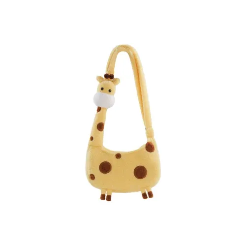 Beerus Велюр Сумка через плечо Унисекс Желтый Жираф