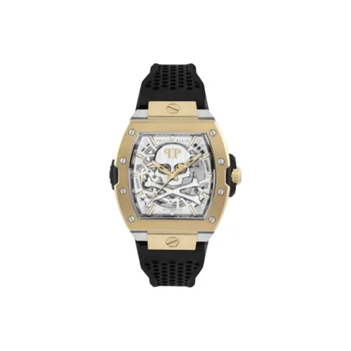 PHILIPP PLEIN Автоматический Механический Механизм Мужские Часы 44 мм Скелет