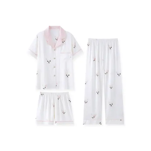 WANANNI Пижамный комплект Женский Белый
