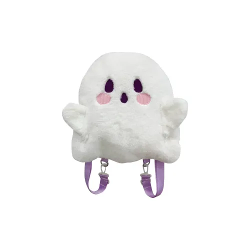 BUBM Велюр Рюкзак Большой Унисекс Белый