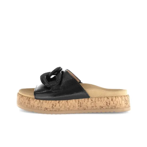 Gabor Аbrasion Resistant Слипоны Женские Черные