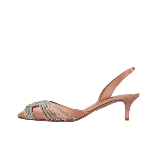AQUAZZURA GATSBY Высокие каблуки Розовый Женские