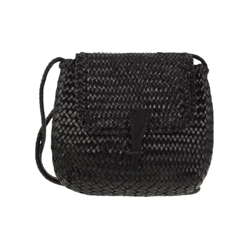 Dragon Diffusion Сумка через плечо из кожи среднего размера женская черная