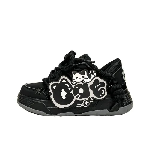 A M Slip-Resistant Low-Top Skateboard Shoes Unisex Black A M Скейтборд Кроссовки Низкие с Резиной Унисекс Черные