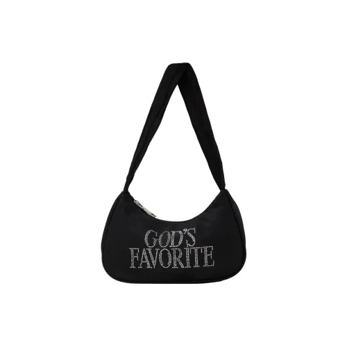 Praying Текстиль Сумка через плечо Женская Черная