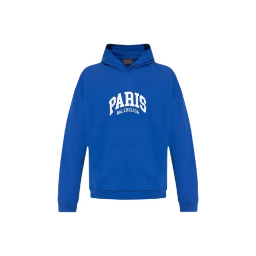 Balenciaga Свитшот Регулярный крой Мужской Синий