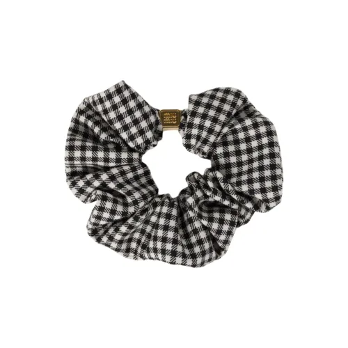 MIU MIU Шерсть Резинка для волос Женская Черная