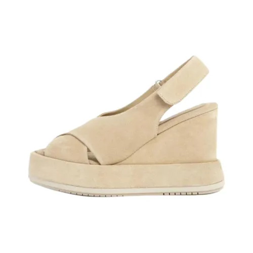 Paloma Barceló One Ремень Сандалии 10,5 см Женские Бежевые