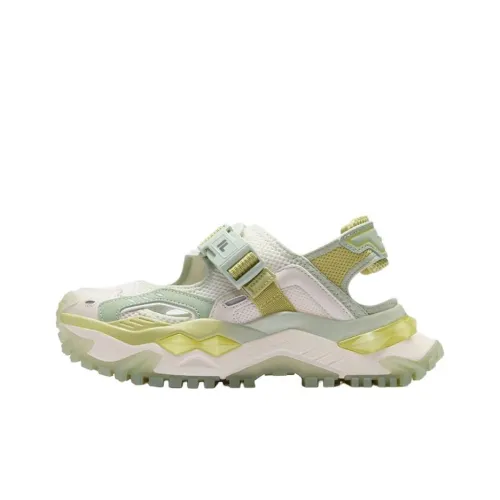 FILA FUSION Бьянко Пляжные сандалии Женские Белый Зеленый