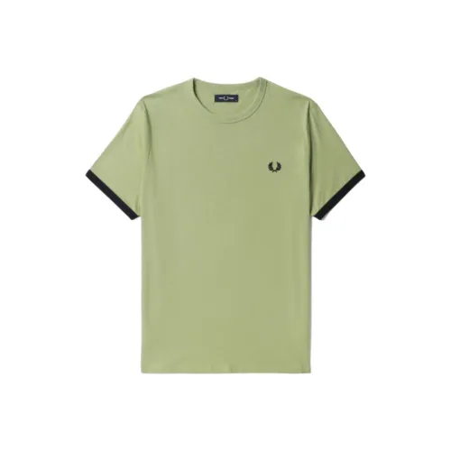 FRED PERRY T-Рубашка Мужская Яблочно-Зеленая