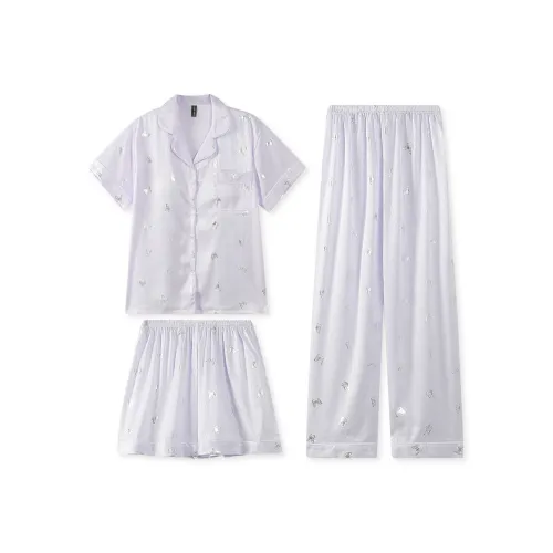 XIAFENYAN Пижамный комплект женский фиолетовый