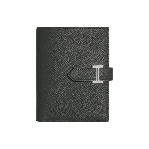 HERMES Bearn Кошельки Черный Мужской