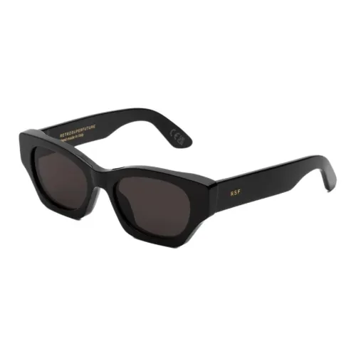 Retrosuperfuture Ацетат Нерегулярная форма Солнцезащитные очки Унисекс Черный