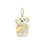 Светло-желтая сумка + экрю щенок