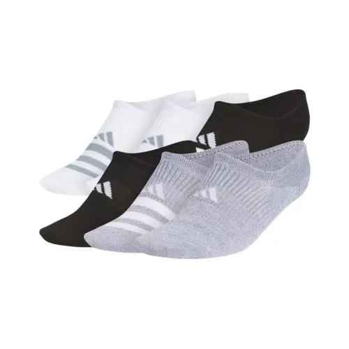 Adidas No Show Носки Женские 6 пар Белый Черный Серый