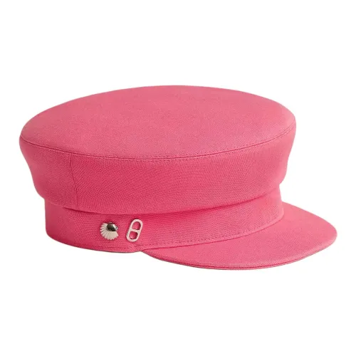 HERMES Хлопок Береты Женские Розовый Красный