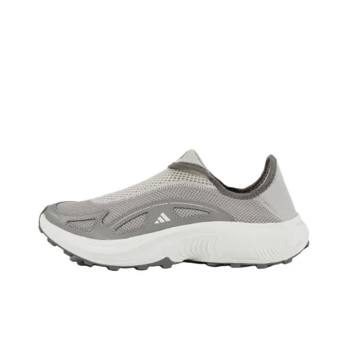 Adidas FC WALKER E Дышащий Низкий Топ Повседневные Беговые Кроссовки Унисекс Серый Белый