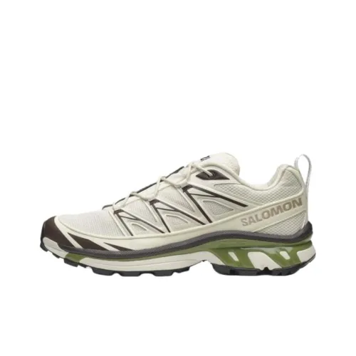 Salomon Collaboration XT 6 Беговые кроссовки Низкий топ Бежевый Зеленый Унисекс