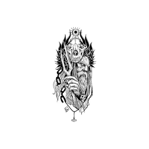 QINGSHANQIHAI Netherlock Soul Cage Временные татуировки 1 шт