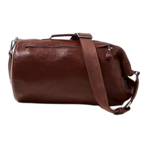 MINNETONKA Сумка через плечо из коровьей кожи большая женская бордового цвета