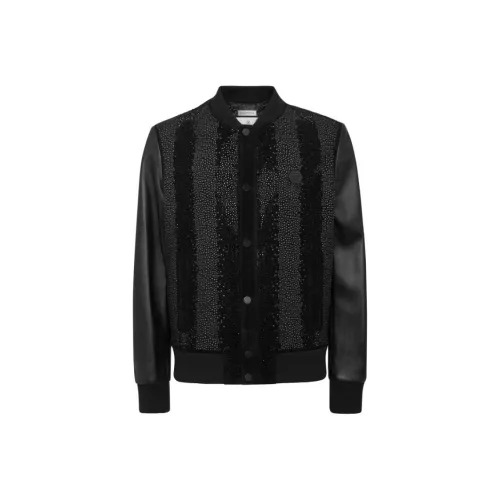 PHILIPP PLEIN SS25 Хлопковый пуховик Мужской Черный