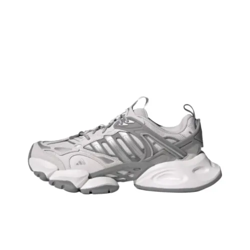 Adidas XLG RUNNER DELUXE Устойчивый к истиранию Низкий Топ Повседневные Городские Кроссовки для Коммутации и Бега Унисекс Серый