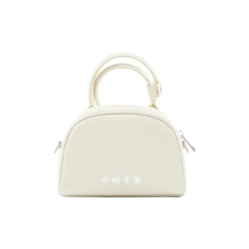 Лайнер Текст Сумка Женская Экрю