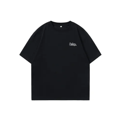 Lee Cooper Черный Унисекс T-рубашки
