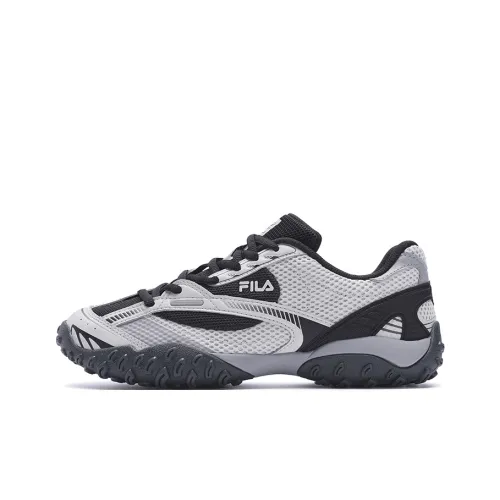 FILA ECHAPPE Износостойкий Дышащий Низкий Топ Casual Женский Черный Серый