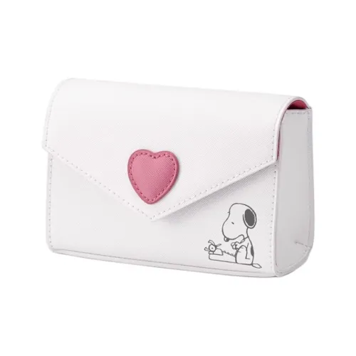 GU PEANUTS Collaboration Косметичка из искусственной кожи Женская Белая