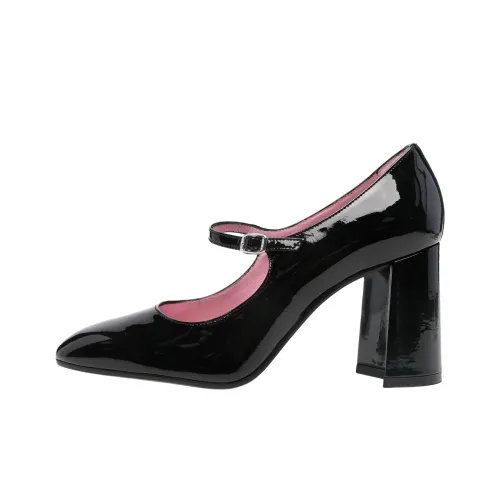 Carel Mary Jane с грубым каблуком 7,5 см женские черные