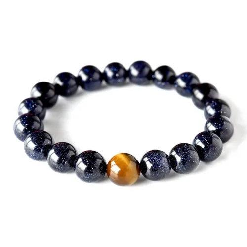FR Синий Песчаник Браслеты Унисекс