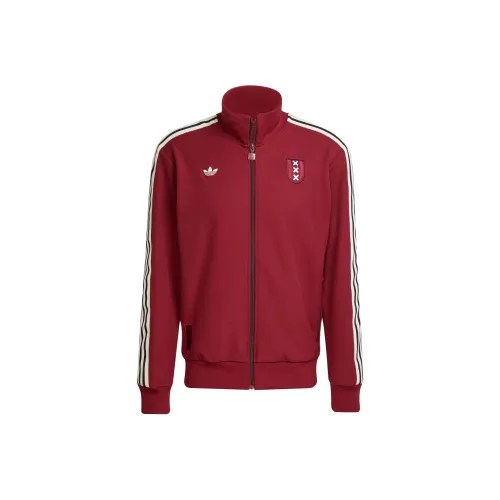 Adidas Originals ANNIVERSARYAmsterdam Куртка Мужская Преппи Красная