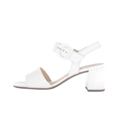 Gabor Модный One Ремень Сандалии 6,5 см Женские Белые