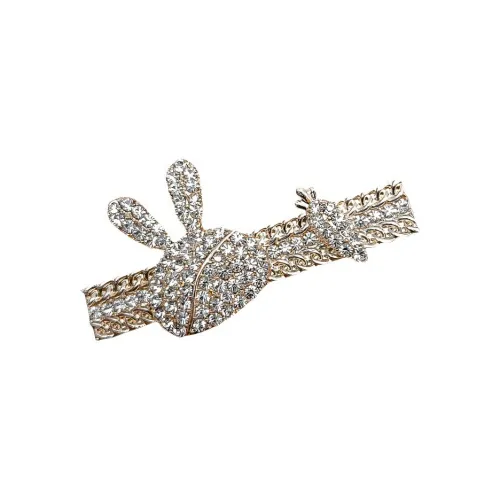 JIANYINGSHU Сплав + Искусственный Ромб Заколки для волос Женские