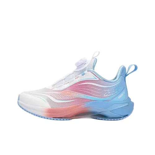 361°KIDS Противоскользящий устойчивый к истиранию низкий топ детские беговые кроссовки розовый синий подростки