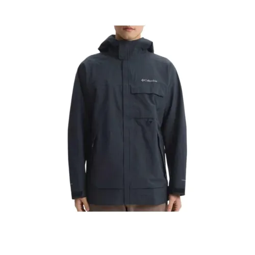 Columbia совместный бренд Водонепроницаемый и Ветрозащитный Ветровка Мужской Синий