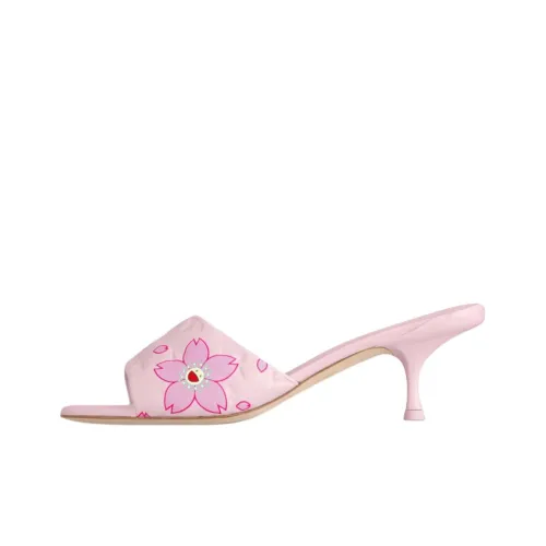 Takashi Murakami x LOUIS VUITTON 6AM Слипоны 5,5 см Женские Розовые