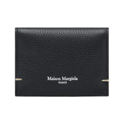 Maison Margiela Держатель для карт из телячьей кожи Унисекс Черный