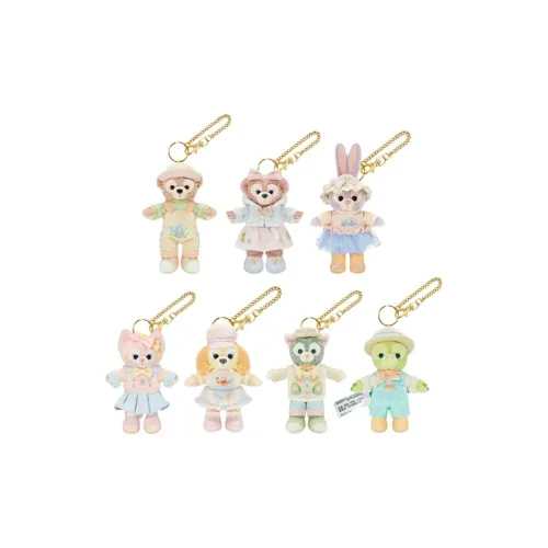 Disney x DISNEYLAND 2025 Spring Duffy and Friends ShellieMay Stella Linabell CookieAnn Куклы Плюшевый Брелок