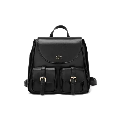 MEXICAN Полиуретан Кожа Рюкзак Женские Черный Желтый Коричневый