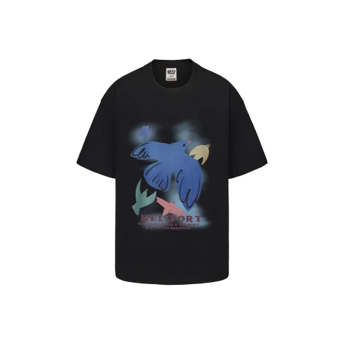 HELIPORT Черная унисекс футболка