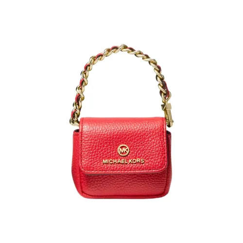 MICHAEL KORS Jet Set Charm Галечная кожа Чехол для наушников AIRPODS Унисекс Красный