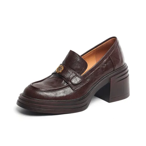 FMM Грубый каблук Высокие каблуки Женские