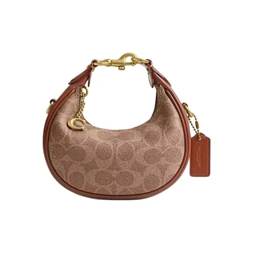 COACH Сумка через плечо из коровьей кожи стандартная женская коричневая