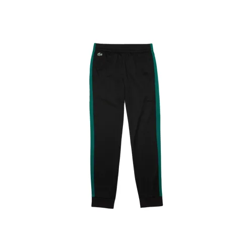 LACOSTE Collaboration Sport Series Черные Мужские Вязаные Тренировочные Штаны