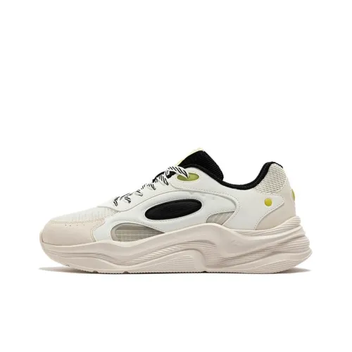 361° Cloud Comfort 5 Slip Устойчивый к истиранию Низкий Топ Casual Мужской Бежевый Белый