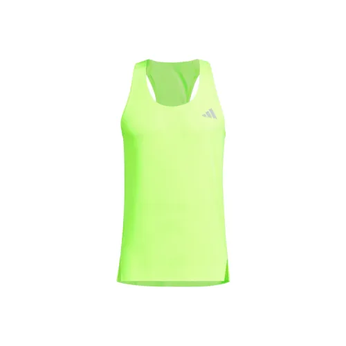 Adidas Бег Майка Унисекс Bright Lemon Dark Silver Gray