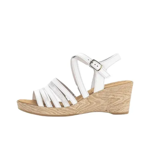 Gabor Модный One Ремень Сандалии 6,5 см Женские Белые