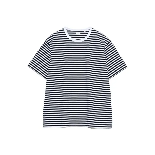 NANAMICA Черный/Белый Унисекс Футболка